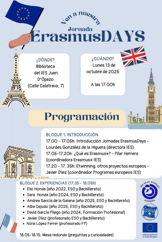 Cartel Erasmus days